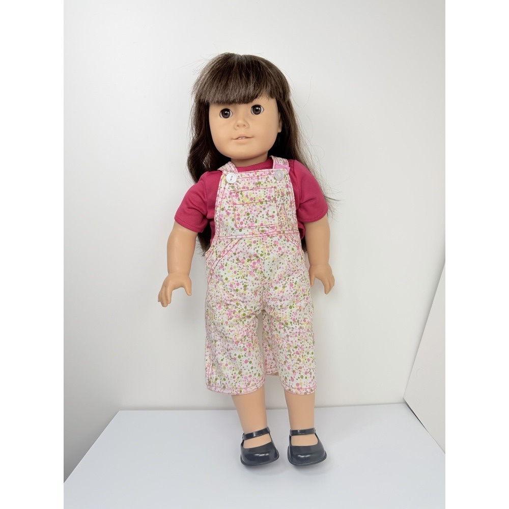 American Girl Pleasant Company 18" Doll Brown Hair Outfit Shoes JLY